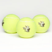 可愛いおもしろい笑い子神楽 テニスボール (マルチ)