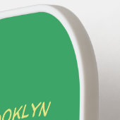 可愛いおもしろい笑い子神楽 ピックルボールラケット (左詳細)