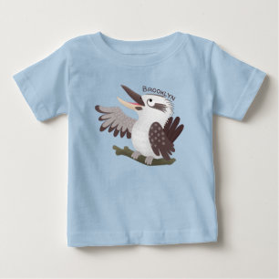 可愛いおもしろい笑い子神楽 ベビーTシャツ