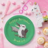 可愛いおもしろい笑い子神楽 ペーパープレート (パーティー)