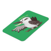 可愛いおもしろい笑い子神楽 マグネット (左側)