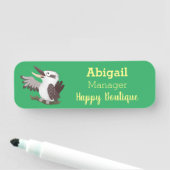 可愛いおもしろい笑い子神楽 名札 (インサイチュ)