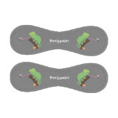 可愛いおもしろい緑のハッピーカメレオン 野球ボール (パネル)