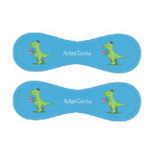 可愛いおもしろい緑tレックス恐竜の漫画 野球ボール (パネル)