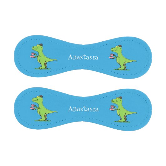 可愛いおもしろい緑tレックス恐竜の漫画 野球ボール (パネル)