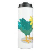 可愛いおもしろい鶏ガライラストレーション タンブラー (正面)