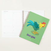 可愛いおもしろい鶏ガライラストレーション プランナー手帳 (ディスプレー)