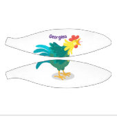 可愛いおもしろい鶏ガライラストレーション ミニバスケットボール (パネル)