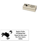 可愛いおもしろい鶏ガライラストレーション ラバースタンプ (押印)