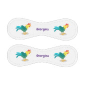 可愛いおもしろい鶏ガライラストレーション 野球ボール (パネル)