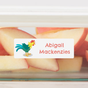 可愛いおもしろい鶏ガラパーソナライズされたー ラベル