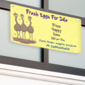 可愛いおもしろいEMUアニメの販売看板 横断幕 (ビルの外側)