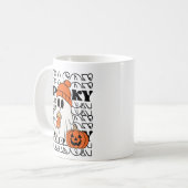 可愛いお化けのハロウィン Spooky Season Ghost コーヒーマグカップ (正面左)