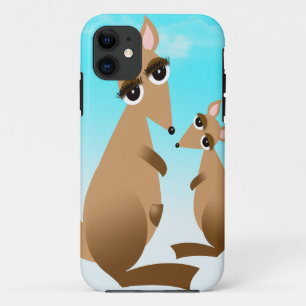 可愛いお母さんとベビー iPhone 11 ケース
