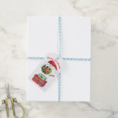 可愛いお洒落クリスマス ギフトタグ (より糸付き)