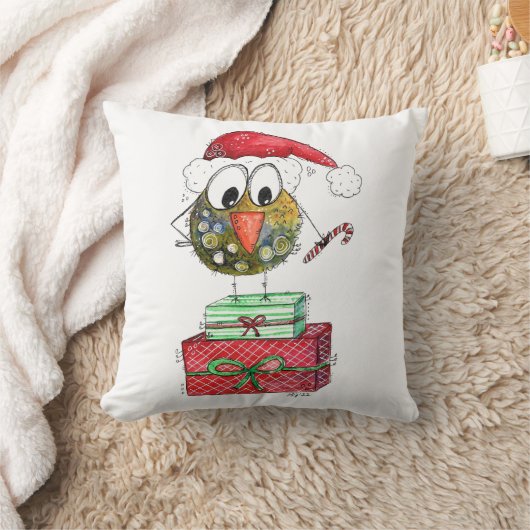 可愛いお洒落クリスマス クッション (ブランケット)