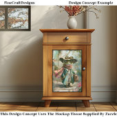 可愛いお洒落ファンタジーカエルDecompage右126 薄葉紙