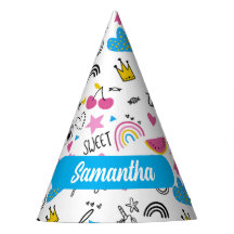 可愛いお洒落ファーストネームUnicornレインボーパターン