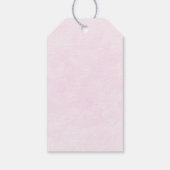 可愛いお洒落レインボーパターン ギフトタグ (裏面)