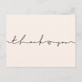 可愛いお洒落台本ベビーシャワーありがとう ポストカード