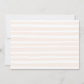 可愛いお洒落台本ベビーシャワー サンキューカード (裏面)