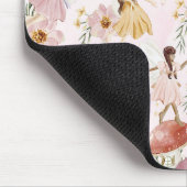 可愛いお洒落妖精の山花園牧草地 マウスパッド (コーナー)