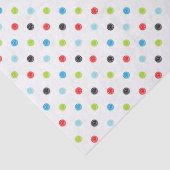 可愛いお洒落水玉模様模様クリスマス 薄葉紙 (詳細)