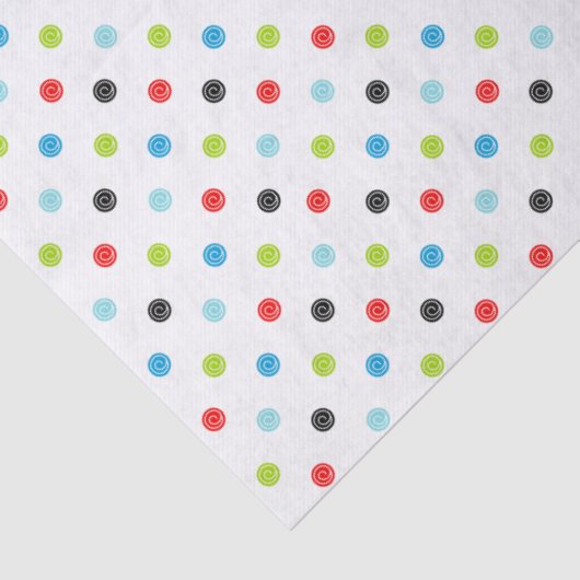 可愛いお洒落水玉模様模様クリスマス 薄葉紙 (詳細)