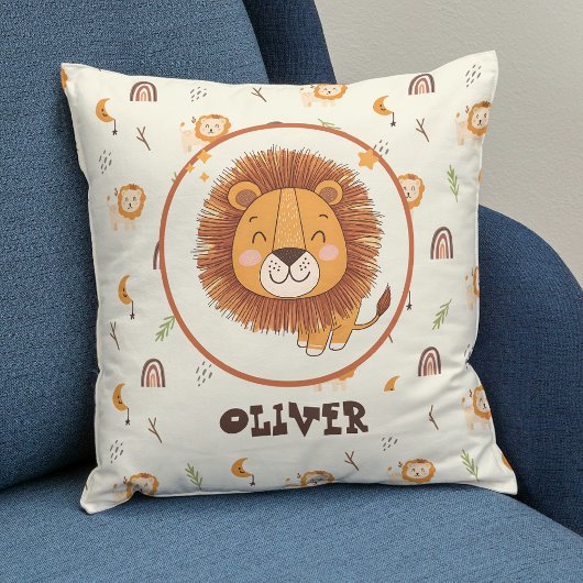 可愛いお洒落獅子 クッション