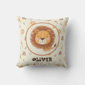 可愛いお洒落獅子 クッション (正面)