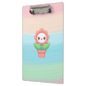 可愛いお洒落花ポット クリップボード (左)