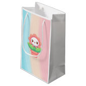 可愛いお洒落花ポット スモールペーパーバッグ (裏面アングル)
