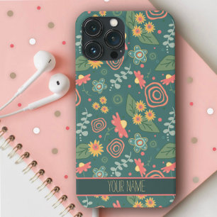 可愛いお洒落花緑の名インスピレーション iPhone 13 PRO MAXケース