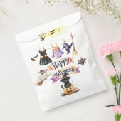 可愛いお洒落魔女とのハロウィーンのバッグ フェイバーバッグ (封をした状態)