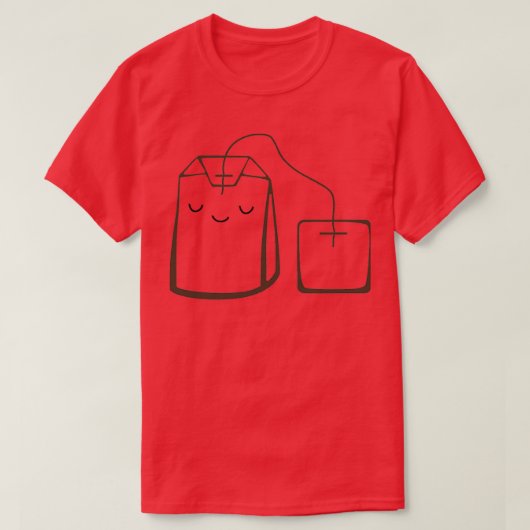 可愛いお茶 Tシャツ (デザイン正面)