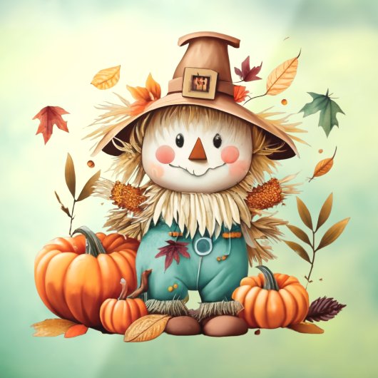 可愛いかかしの窓にしがみつく ウィンドウサイン (シート3)