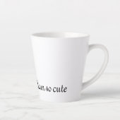 可愛いかわいいぽっちゃりバードマンガ – かわいいパステル カフェラテマグ (右)