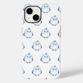 可愛いかわいいぽっちゃりバードマンガ – かわいいパステル Case-Mate iPhone 14ケース