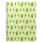 可愛いかわいいアボカド ノートブック (正面)