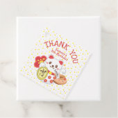 可愛いかわいいオリエンタルラッキーキャット誕生日ありがとう フェイバータグ (インサイチュ)