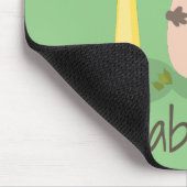 可愛いかわいいキノコ真菌トードスツール漫画 マウスパッド (コーナー)