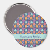 可愛いかわいいゲラパーソナライズされたゲ マグネット (正面/裏面)