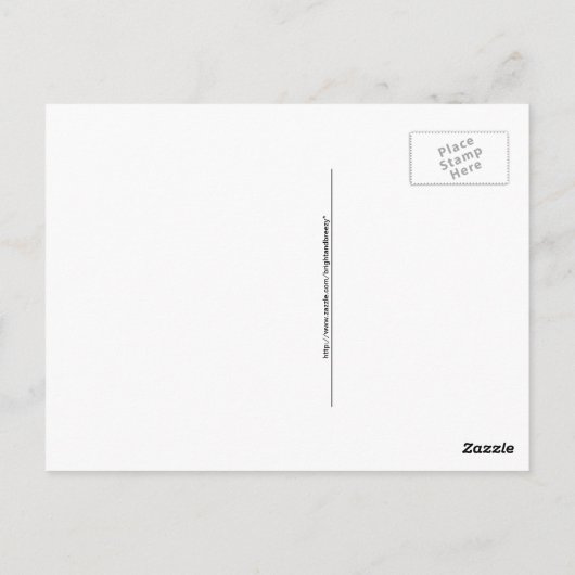 可愛いかわいいサンカートキャラクターを青に ポストカード (裏面)