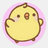 可愛いかわいいシール ラウンドシール (正面)