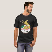 可愛いかわいいスケッチの日本の皿 Tシャツ (正面フル)