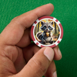 可愛いかわいいスタイルレーコンがコーンを保持 ポーカーチップ