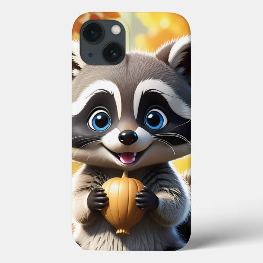 可愛いかわいいスタイルレーコンがコーンを保持 Case-Mate iPhoneケース (裏面)