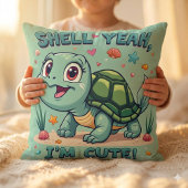 可愛いかわいいタートルパおもしろいン海美学 クッション