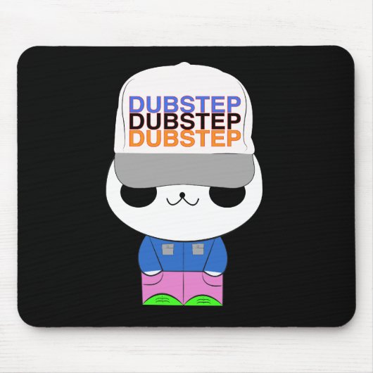 可愛いかわいいダブステップパンダmousepad マウスパッド (正面)