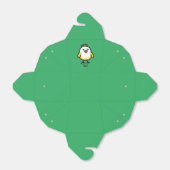 可愛いかわいいチキンパーソナライズされたビーフボックス フェイバーボックス (折り畳みなし)